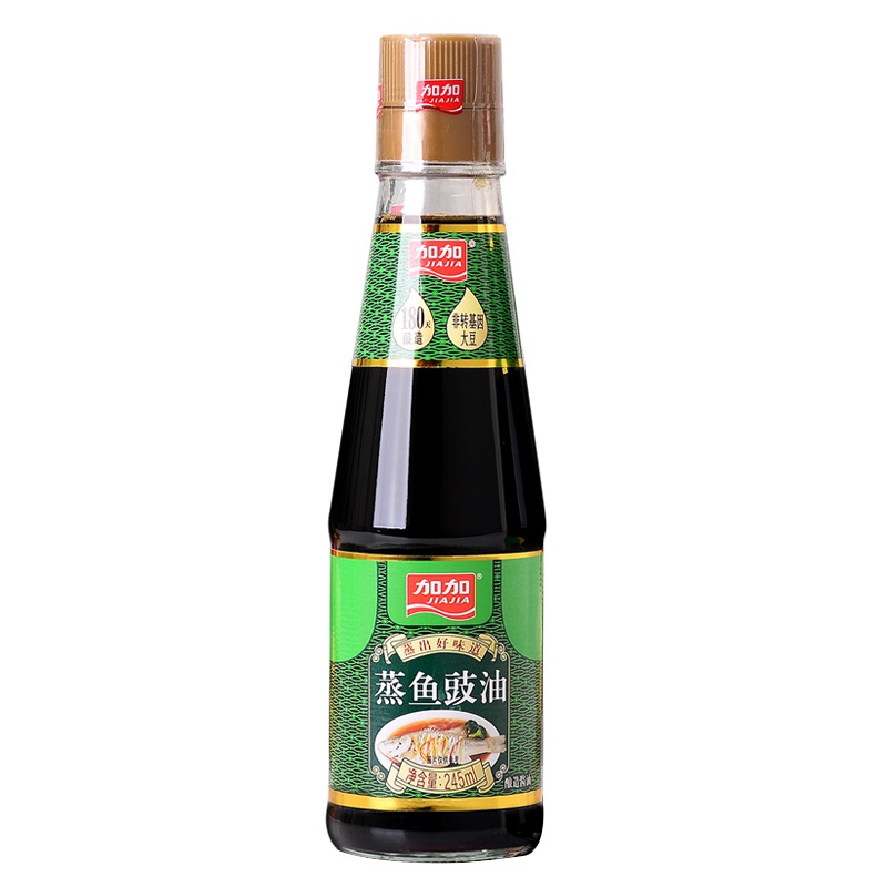 加加 蒸鱼豉油 245ml 酿造酱油 海鲜蒸鱼凉拌蘸食生抽