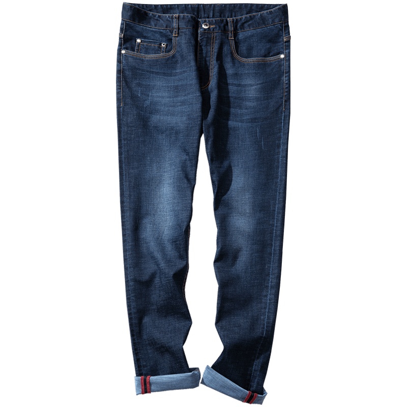 千纸鹤男装裤子2019春季新款时尚韩版休闲修身男士牛仔裤80113