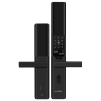 德国玛莎洛克(Marsalock)苏宁提升版指纹密码锁电子门锁防盗门锁C级锁芯ios;Android新款小程序MS-S9