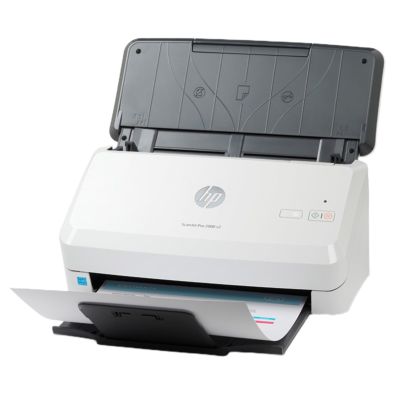 惠普(HP)SJ2000s2扫描仪批量高速扫描馈纸式彩色快速自动进纸办公文件双面连续A4批量扫描仪