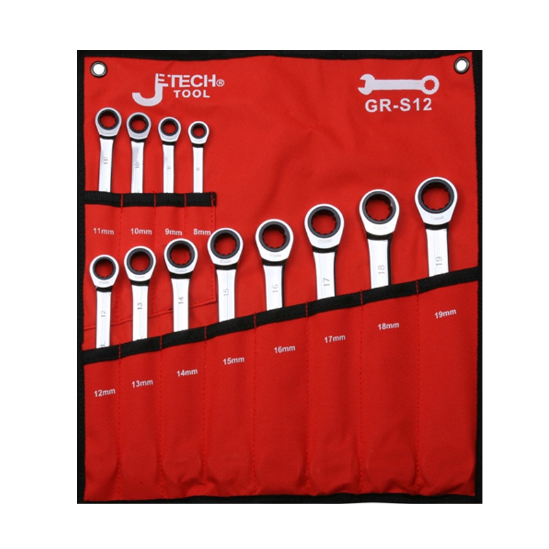 捷科(JETECH)yjj-GR-S12 12件套棘轮扳手 单位:件