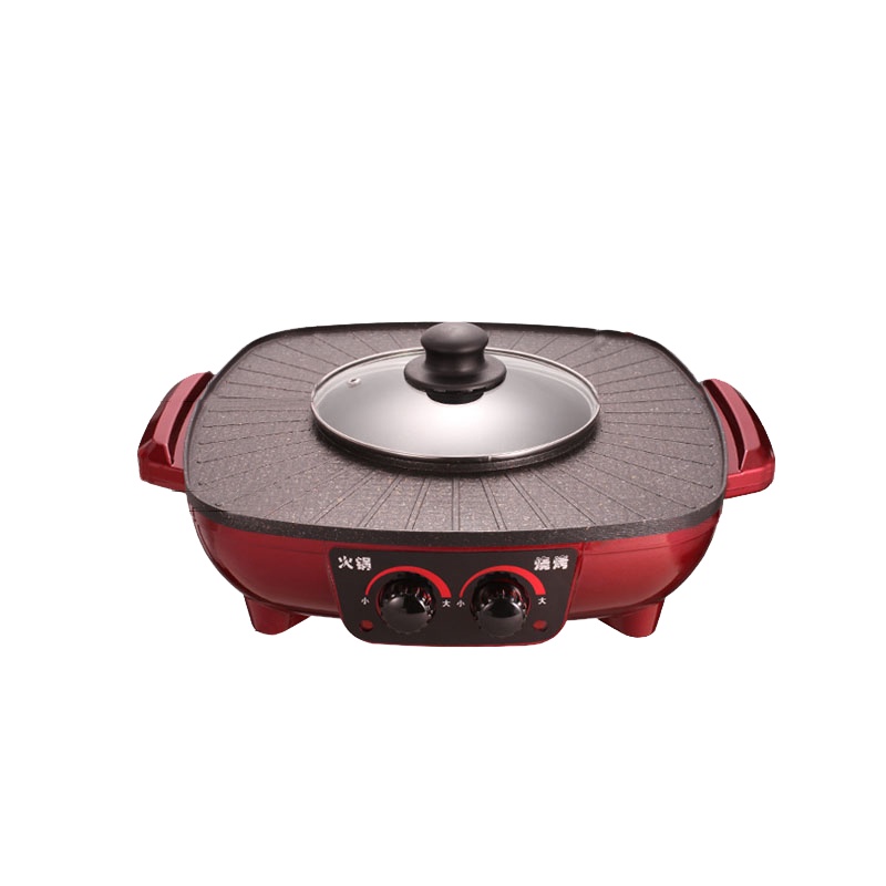 昂爵新款多功能火锅烧烤一体锅涮烤电烤炉家用韩式电烤盘日系料理