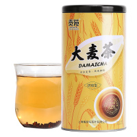 贡苑 茶叶 花草茶 原味烘培大麦茶620g/罐