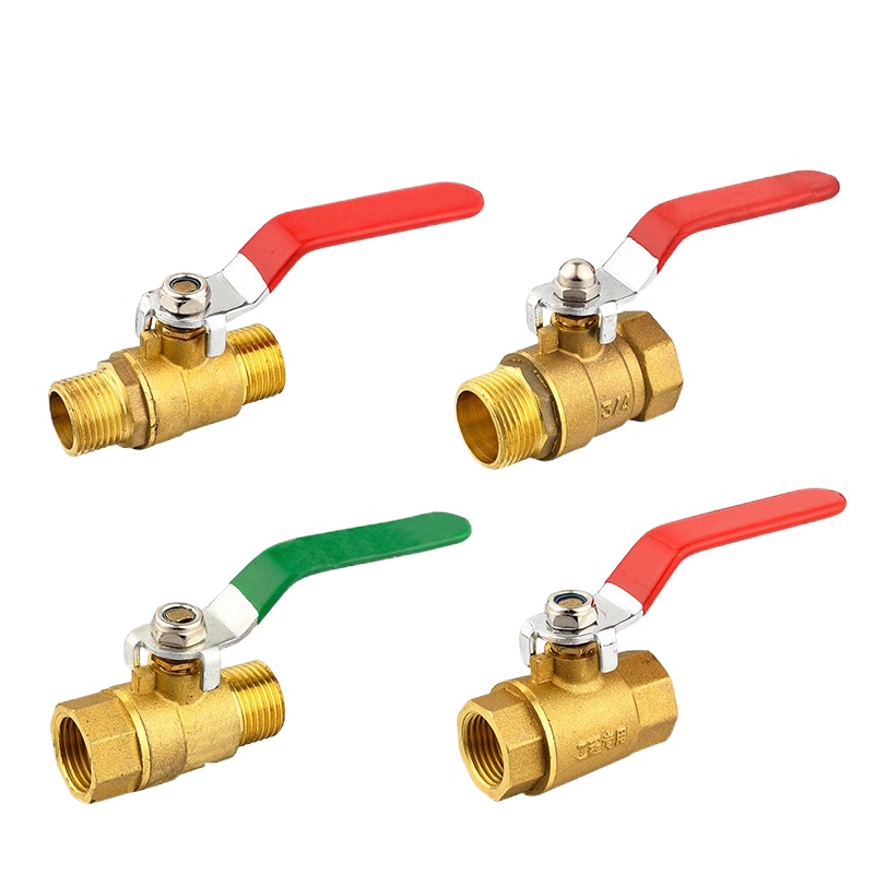 企购优品 长柄球阀 6分全铜加厚燃气阀门内外丝球阀直通阀门