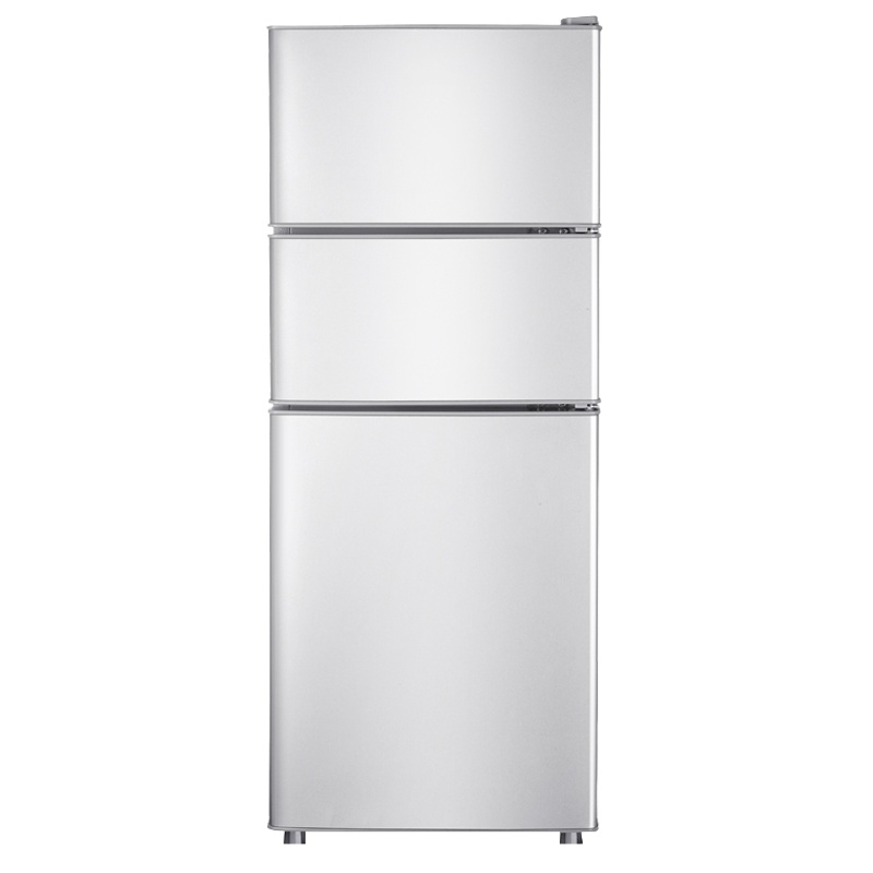 夏新(AMOI) BCD-57A138A闪亮银 57L 三门冰箱小型家用冷藏冷冻三温迷你小电冰箱