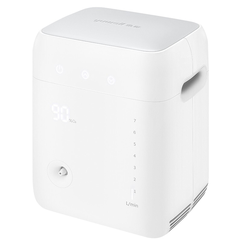 鱼跃(YUWELL)1L升制氧机YU100 自动湿化 小巧便携车载 家用老人孕妇保健吸氧氧气机管袋罐 1-7L大流量