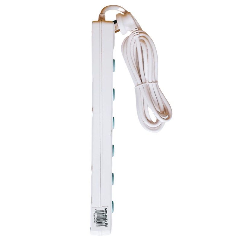 玛尼 MTS-B463 六位六开带线排插1.8米(新国标-儿童保护门)