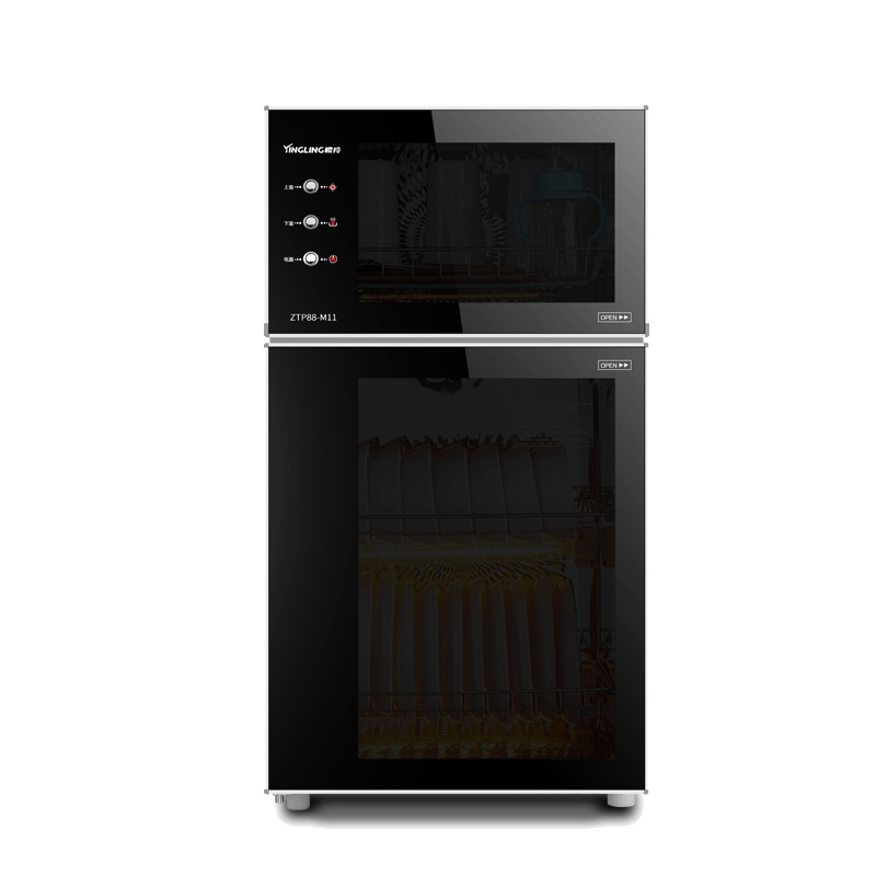 樱羚ZTP80M-11负离子小型消毒柜家用立式台式桌面二星级高温碗柜