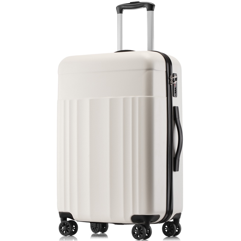 维多利亚旅行者(VICTORIATOURIST)8099(白色)24英寸万向轮拉杆箱 大容量旅行箱托运耐磨