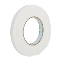 得力30416海绵胶 泡棉双面胶 (36mm*5y) 双面胶带 强力泡沫胶 12卷