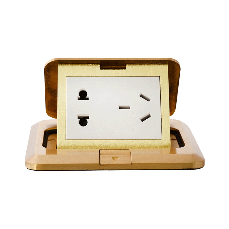 西门子(SIEMENS)地插10A五孔地插 金属铜色5TG01300NC1