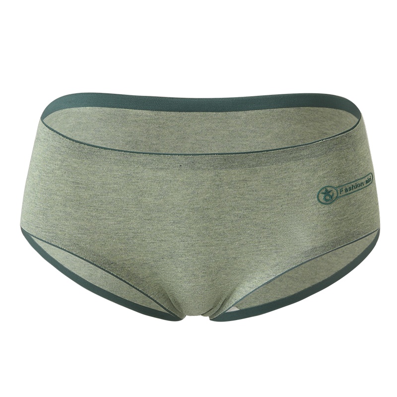 北极绒4条状棉中腰无痕韩版时尚少女内裤三角短裤头