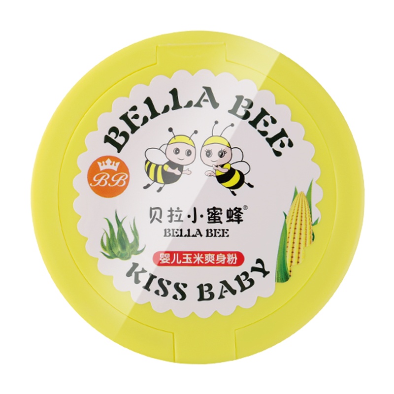 贝拉小蜜蜂(BELLABEE)婴儿玉米爽身粉140g