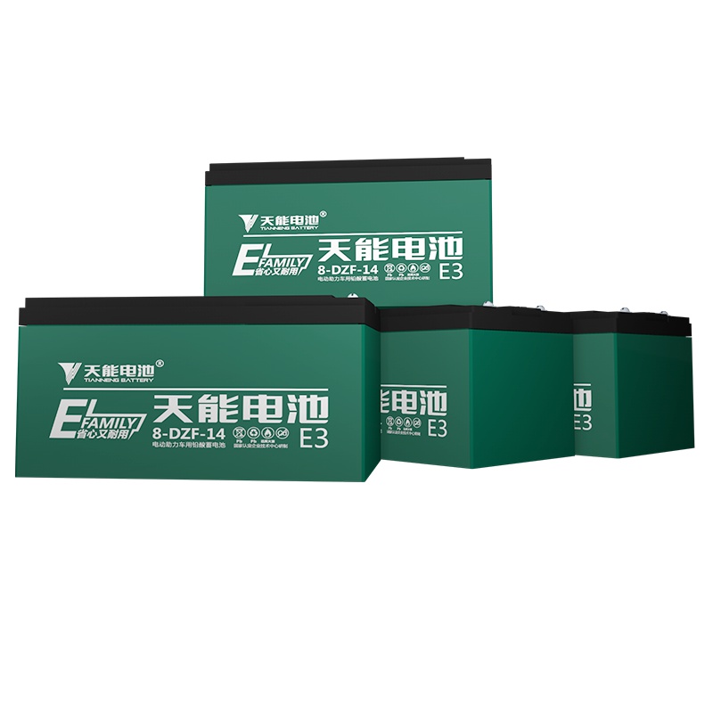 [天能]电池4只16v14ah铅酸电池电动车电瓶车电瓶