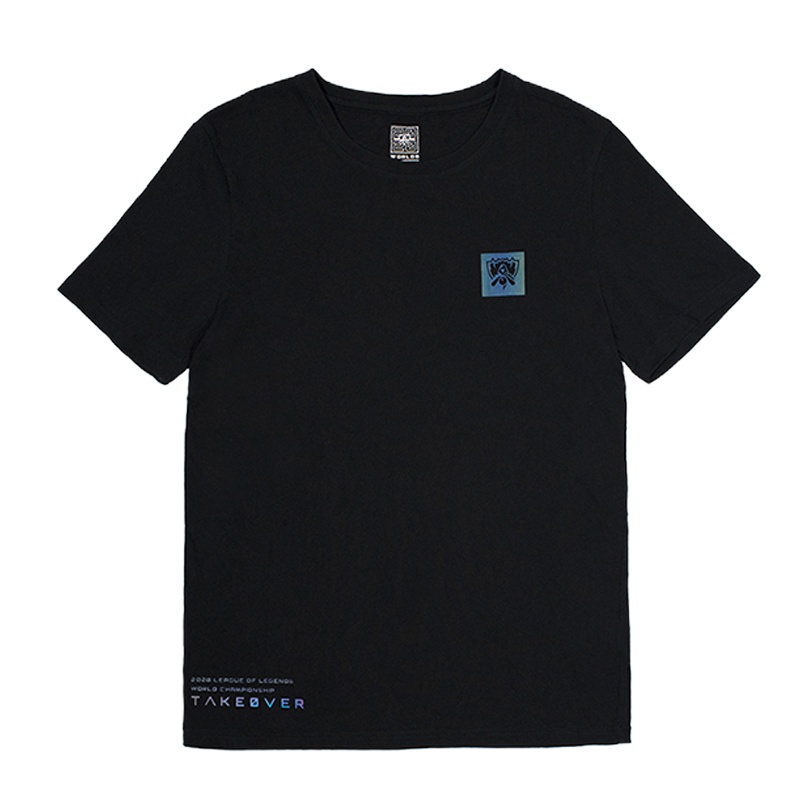 英雄联盟LOL 2020全球总决赛T恤 召唤师峡谷周边潮玩服饰 游戏周边 黑色 XL