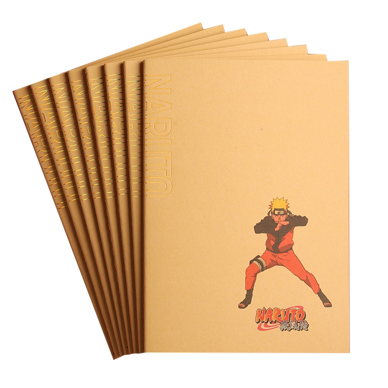 得力dei笔记本子限定火影忍者系列大学生用a5动漫画人物联名加厚日记封面卡通横线软抄可爱创意b5高颜值简约牛皮