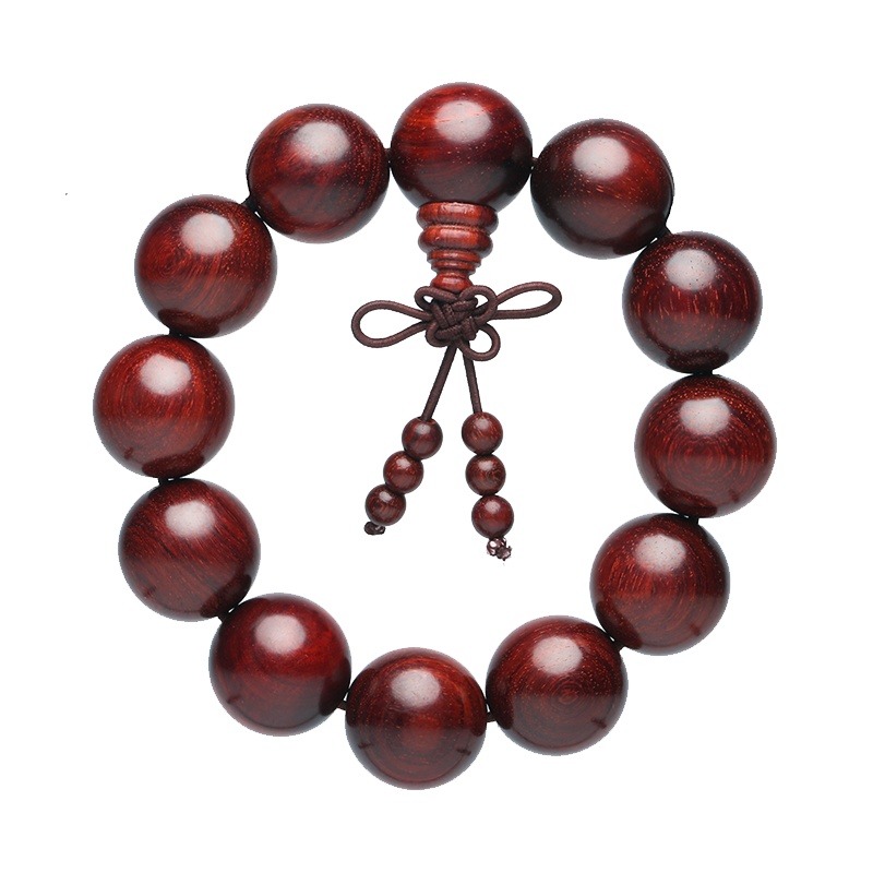 月印百川 高密金星小叶紫檀手串木饰佛珠手链 男女款