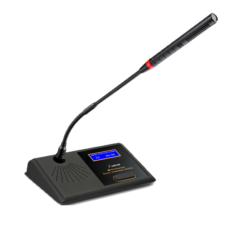 XIRCOM(捷讯)XC-6120C、D数字式手拉手会议系统话筒(黑色)用低噪声电路设计备有录音输出功能