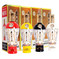 贵州茅台酒 53度飞天茅台 中信金陵套装 红+黄+蓝+白 500ml*4瓶 酱香型白酒 市场紧张3-7天发货