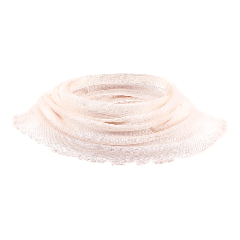 宏达HONDAR 唯美纯色弹力木耳边桑蚕丝围脖百变面纱薄款小丝巾护颈护脖子防晒遮脸骑车