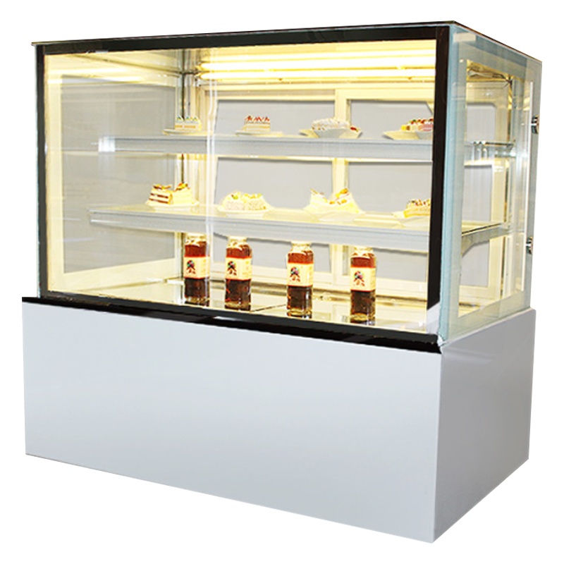 满森蛋糕柜冷藏柜熟食水果冰柜风冷圆弧直角保鲜柜台式展示柜