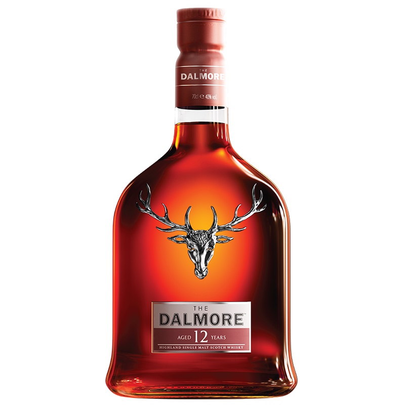 帝摩/大摩（The Dalmore) 威士忌12年 英国原瓶进口 单一麦芽威士忌 700ml*1