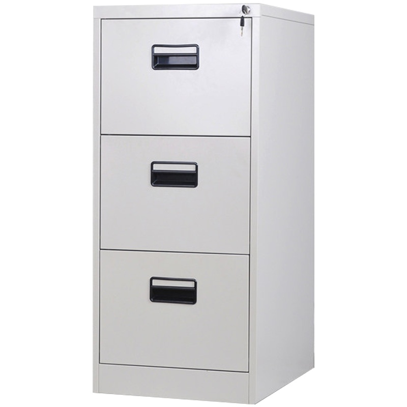 三圣 办公家具卡箱文件柜三斗挂捞柜钢制办公矮柜抽屉式挂快劳铁皮档案柜资料柜