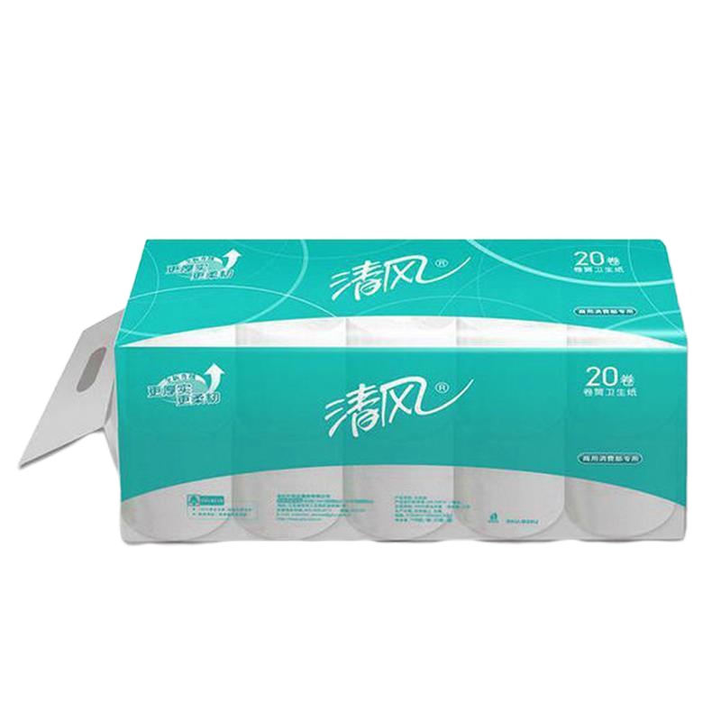 清风卷纸B24IJ 卫生纸3层平纹148段*20卷/提 6提/箱（整箱销售）