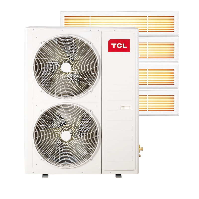 TCL中央空调风管机一拖四 家用多联 5匹一级变频 0元安装 适用三室一厅TMV-Vd120W/N1