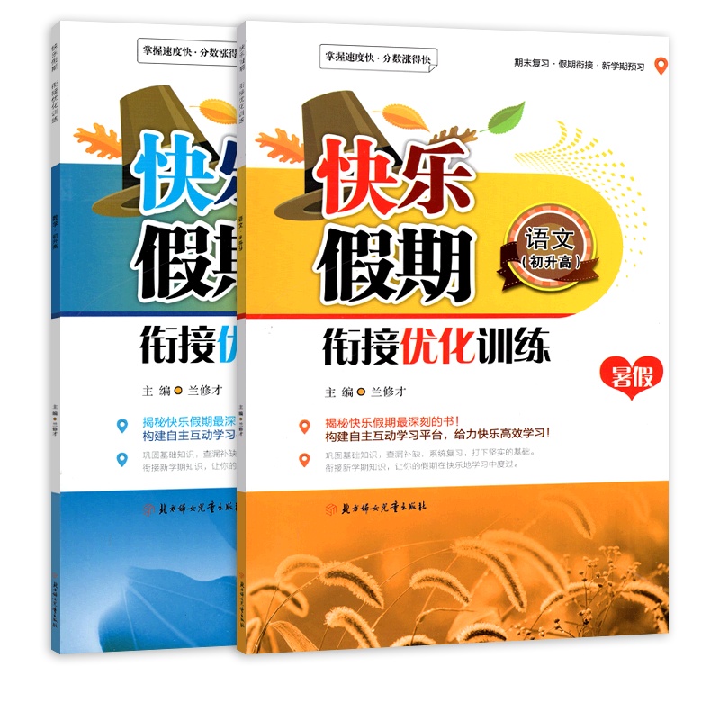 [正版]快乐假期衔接优化训练暑假 初中数学初升高 暑假生活暑假大本营天天练升学衔接练习巩固与提升查漏补缺系统复习练习