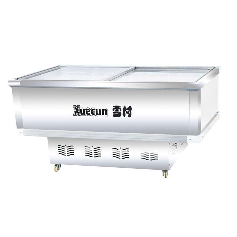 雪村(Xuecun)SD/SC-1800岛柜 商用冷柜冰柜 商用展示柜 海鲜柜 铜管制冷 冷藏冷冻