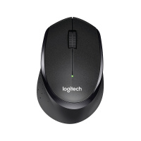 罗技(Logitech) M330无线鼠标 黑色+鼠标垫