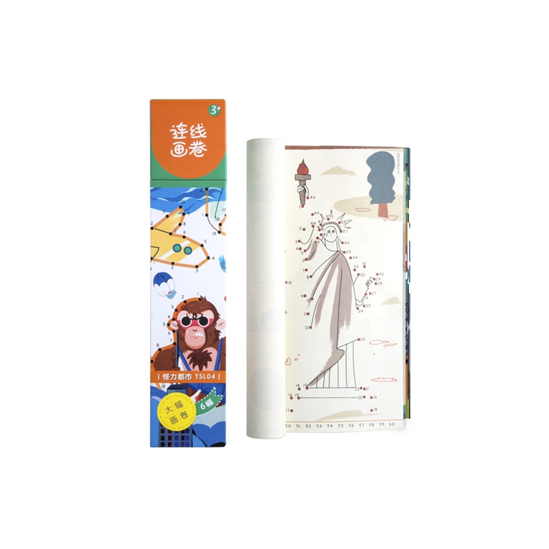 若小贝 连线画卷怪力都市 TSL04