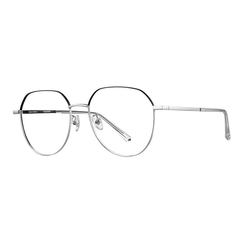 海伦凯勒 2020年新款金属光学眼镜女可配护目防蓝光近视镜男 H23098