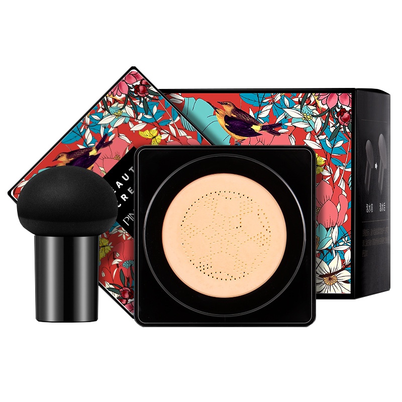 缤肌植物遮瑕bb霜马齿笕滋养肌肤保湿控油防水隔离裸妆蘑菇气垫