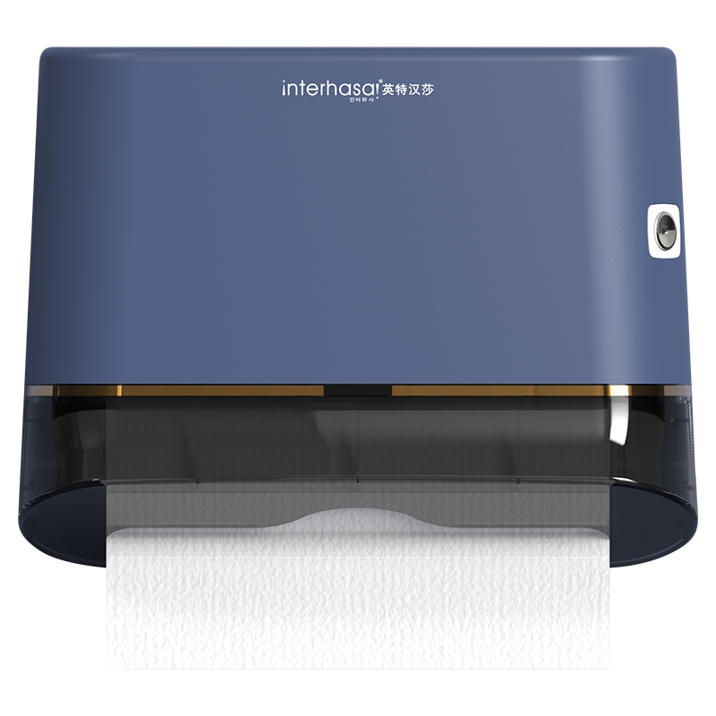 [英特汉莎6002]擦手纸巾盒壁挂式卫生间纸巾盒洗手间抽纸盒厕所手纸盒免打孔商用
