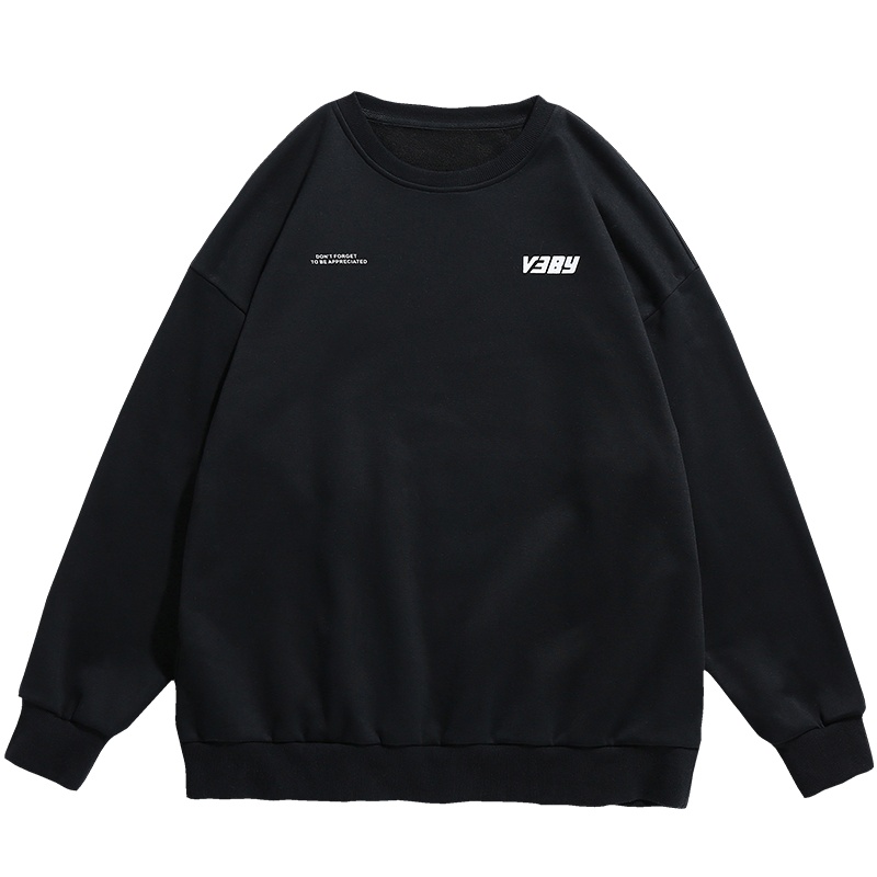 [直营]木林森(MULINSEN)秋季新款套头卫衣男宽松圆领印花外套潮户外休闲衣