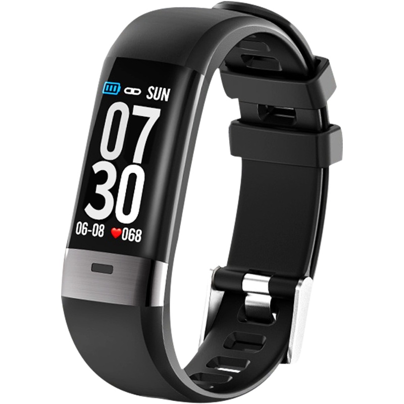 普利邦(PULIBANG) 彩屏运动手环智能多功能测量心率血压男女心电图监测仪计步防水老年人小米安卓苹果通用