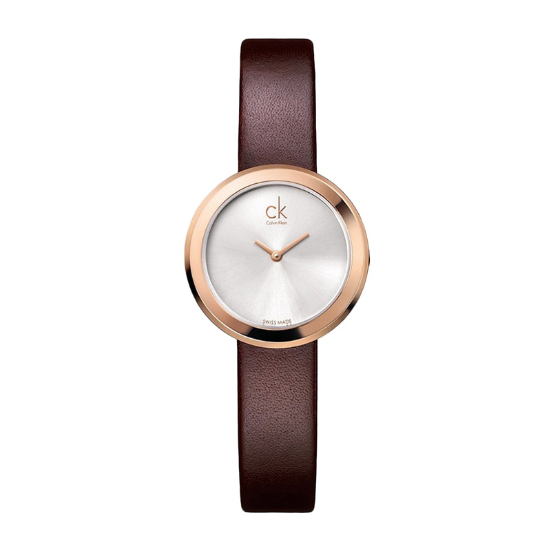 CK卡文克莱手表 Ladies系列皮带圆盘女表 K3N236G6