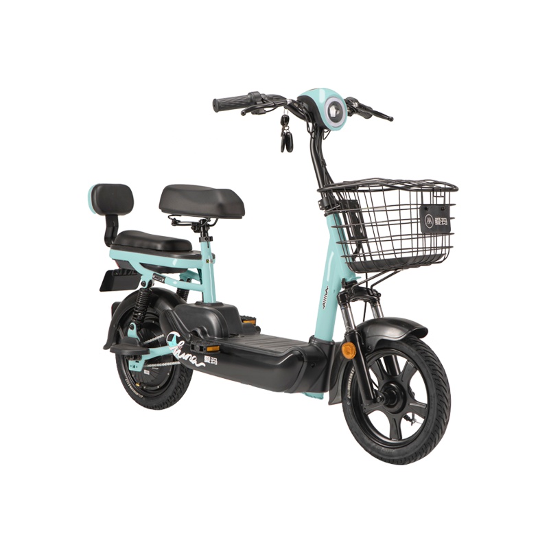 爱玛(AIMA)小金刚4812铅酸电池代步电动自行车