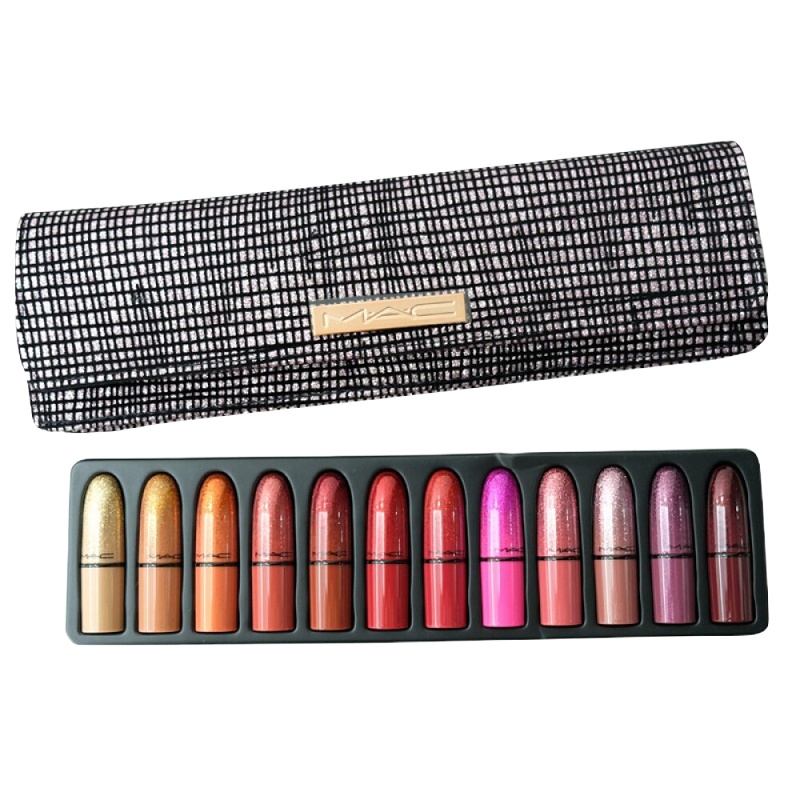 企采严选魅可 棒棒糖唇釉 染唇液口红女士唇膏 2019圣诞限量版口红12支