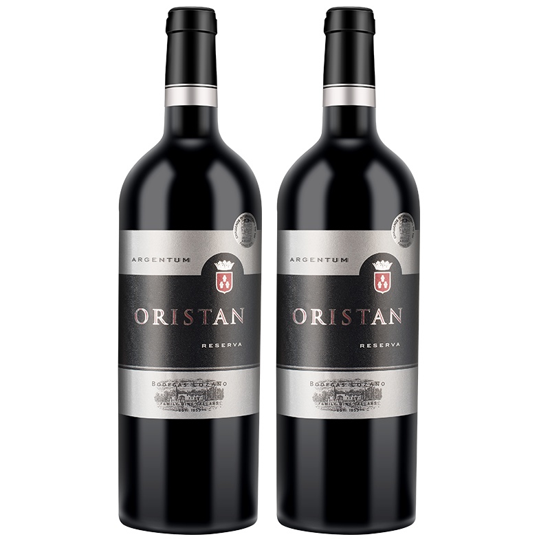 洛萨诺酒庄西班牙原瓶原装进口DO级银欧上干红葡萄酒银奖红酒双支