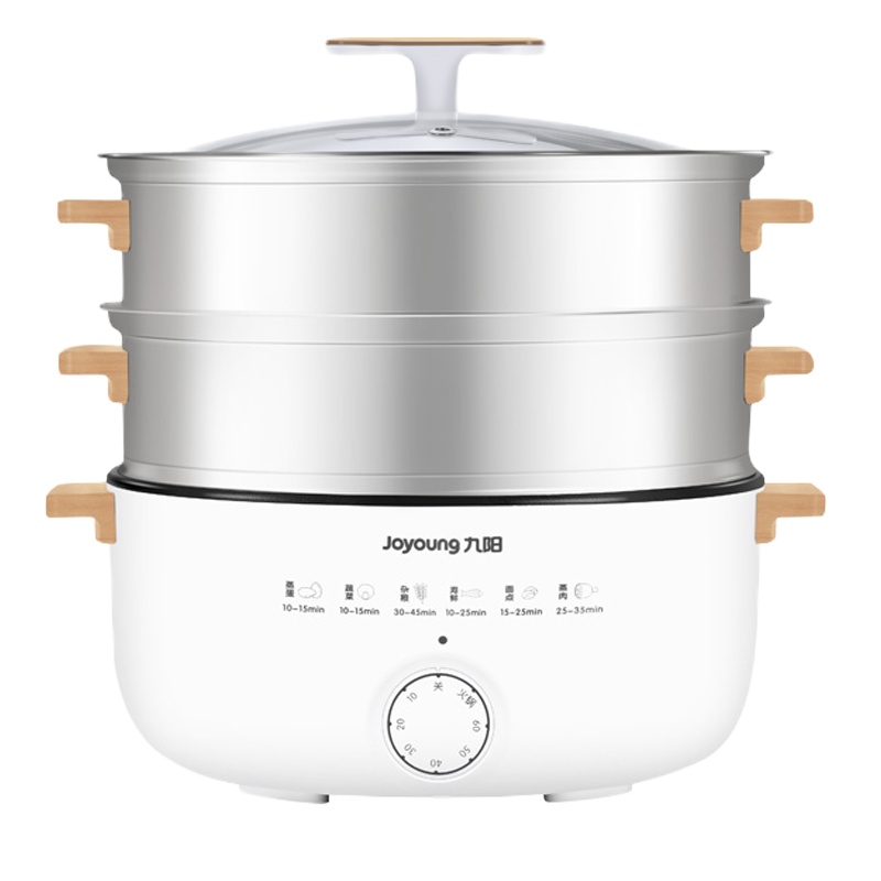 九阳电蒸锅DZ50F-GZ173 家用多功能全自动三层大容量多层电蒸锅电蒸笼蒸菜神器