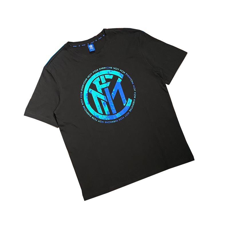 国际米兰俱乐部Inter Milan官方2020夏季男新款T恤简约时尚运动休闲短袖圆领套头衫高档棉质印花设计感百搭上衣