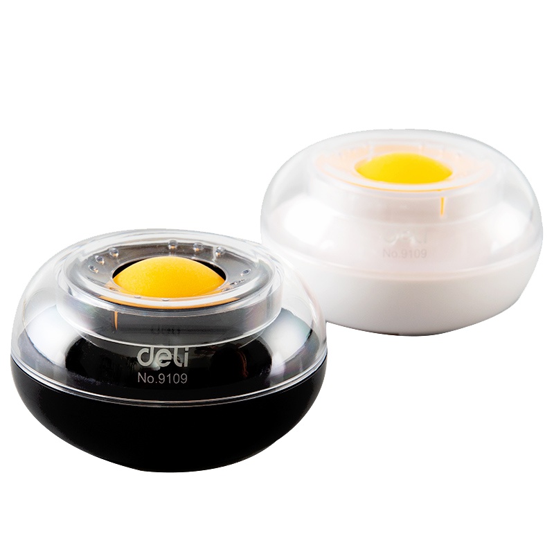 得力(deli)9109 湿手器5只 点钞沾手水缸 沾手器 沾水缸 办公用品 财务用品 颜色随机