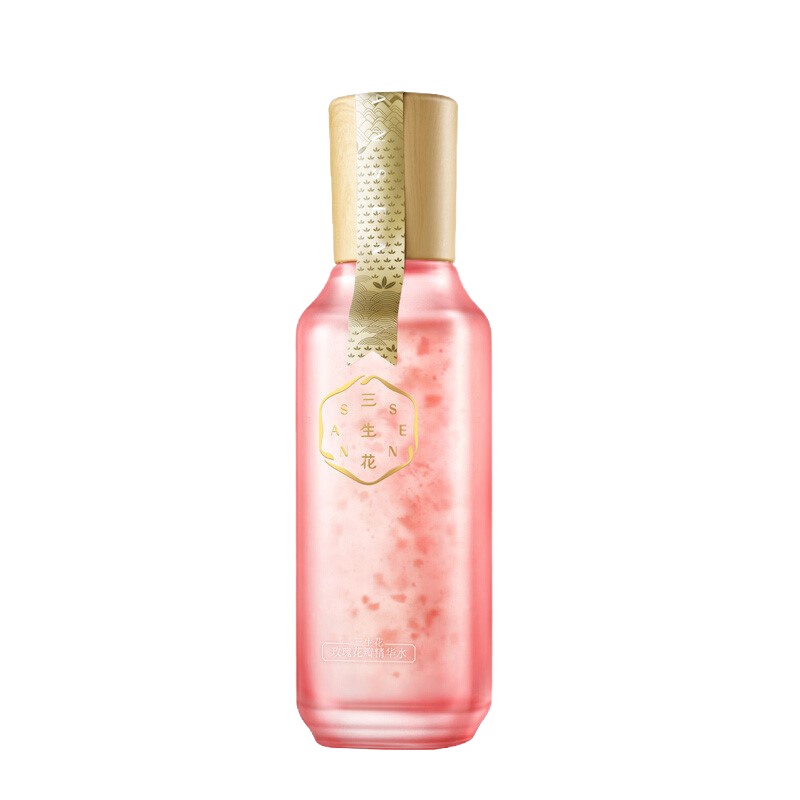 百雀羚三生花 爽肤水 烟酰胺 玫瑰花瓣精华水100ml 长效补水保湿提亮初恋水