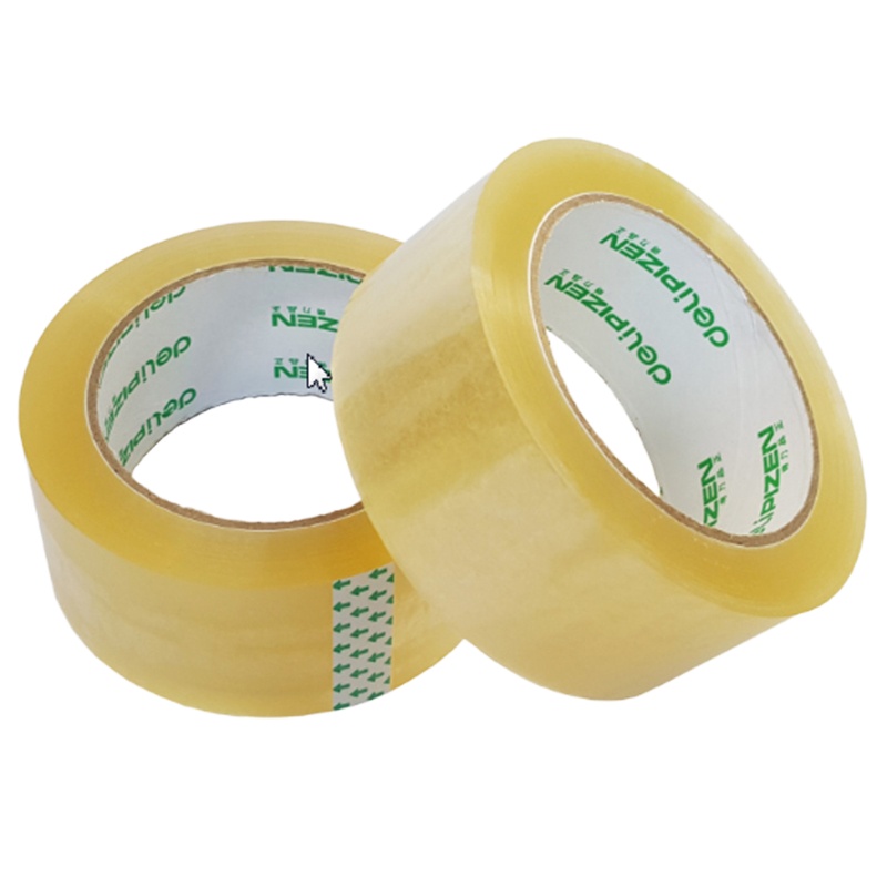 得力 30911封箱胶带48mm*60Y 胶带纸封口胶透明胶带 6卷装