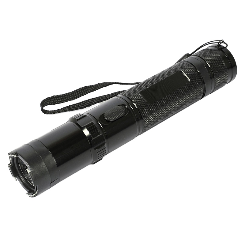 户外防身电击棍进口强悍正品真货短型棍电击防身强劲电击手电户外手电筒高压防身武器电警远射 防狼电击防身