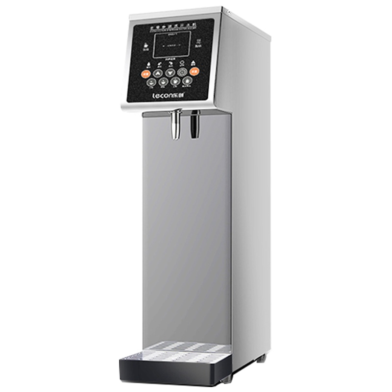 乐创(lecon) 商用开水器 LC-DL01 定量省电开水器 饭店开水机 大容量烧水机步进式热水机 银色15L 饮料机