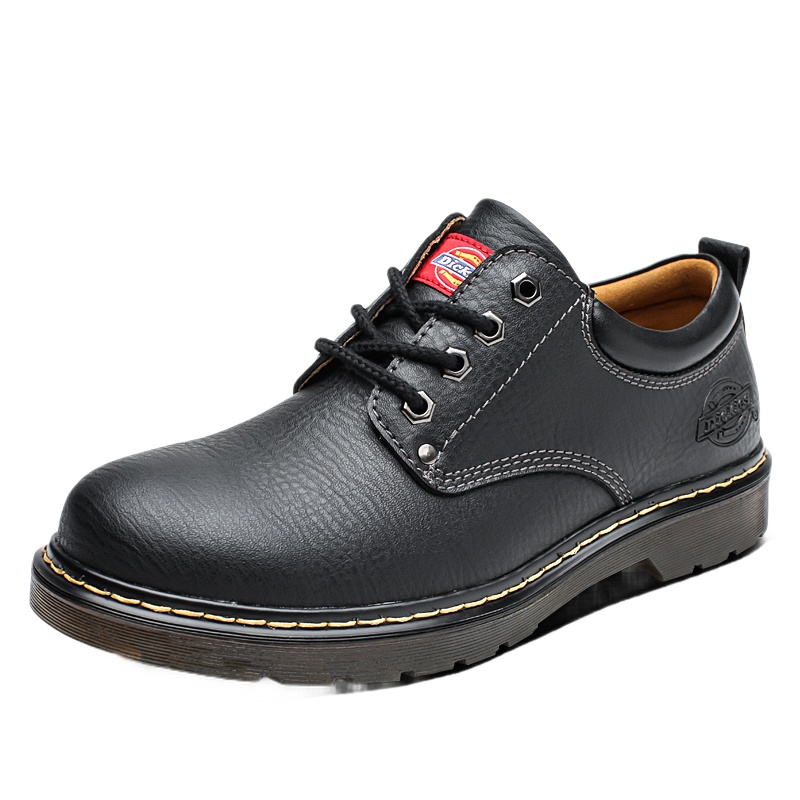 Dickies男鞋春季新款低帮工装鞋男厚底英伦小皮鞋休闲大头鞋193M50LXS94